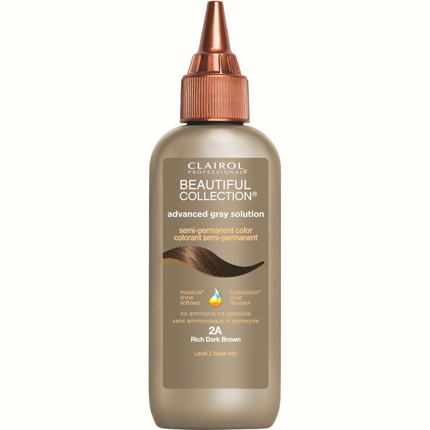 Beautiful Collection Advanced Gray Solution 2A Rich Dark Brown Beautiful Collection Advanced Gray Solution 2A Rich Dark Brown